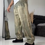 شلوار بگ طرح دار Burgard Jeans