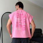 تیشرت حلقه ای طرح دار