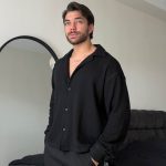 پیراهن بافت باکس استین بلند