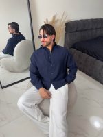 پیراهن ساده باکسی