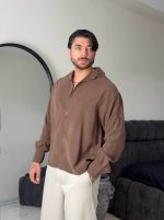 پیراهن ساده باکسی - Image 4