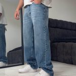شلوار بگ Denim ابی