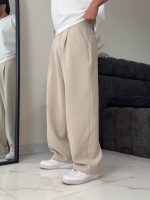 شلوار بگ پارچه ای برشکا - Image 3