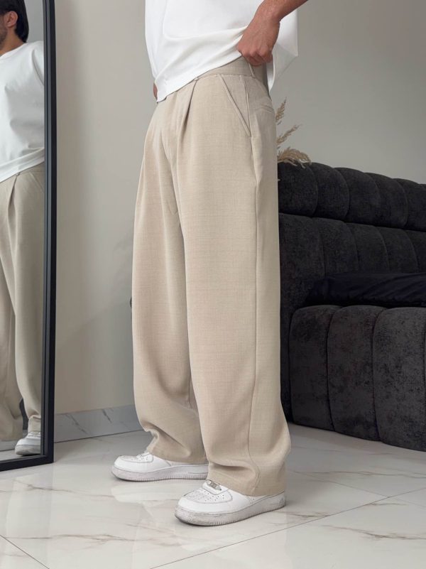 شلوار بگ پارچه ای برشکا - Image 3
