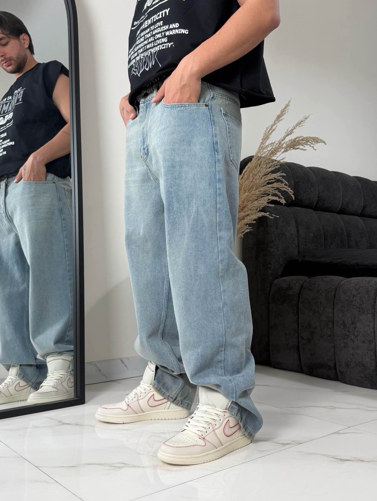 IMG_4018 شلوار بگ denim - Image 1