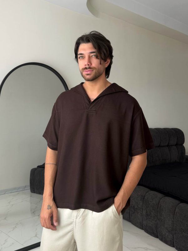 تیشرت یقه دار لینن - Image 2